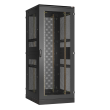   TFA-476010-PEPE-BK  47U, Ш600хГ1000, перфорированная дверь, двухуровневые перфорированные стенки, перфорированная дверь, черный - abloy, скуд, источники бесперебойного питания