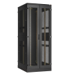  TFA-428010-WEWE-BK  42U, Ш800хГ1000, двустворчатая перфорированная дверь, двухуровневые перфорированные стенки, двустворчатая перфорированная дверь, черный - abloy, скуд, источники бесперебойного питания